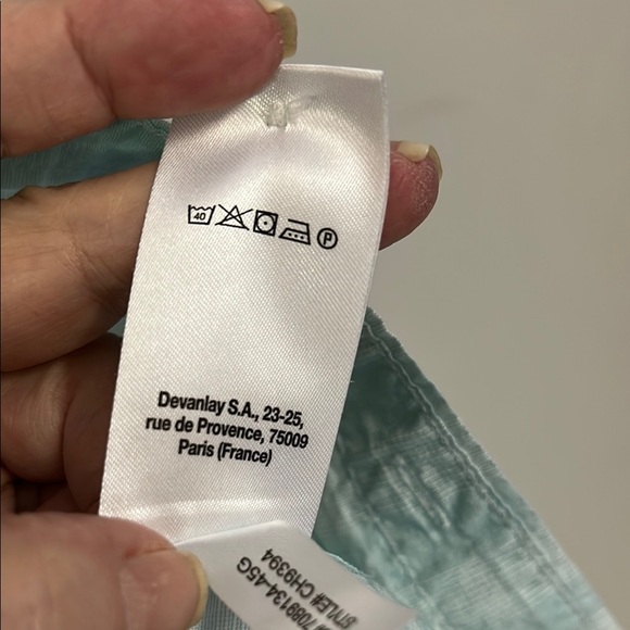 Men's Light Blue Short Sleeve Shirt - Picture 4 of 5